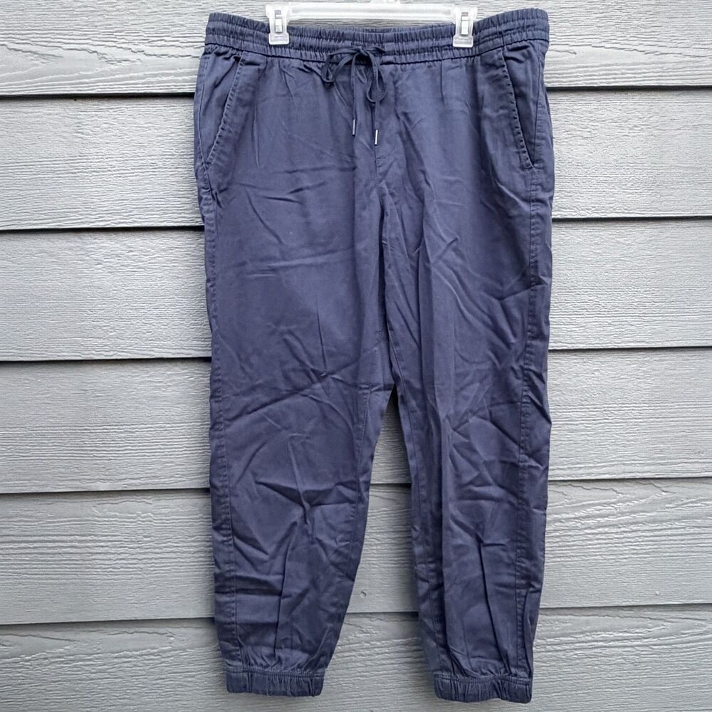 Gap XL Gap Flex Essential Joggers Men Blue Cotton Twill Stretch Comfort Lounge